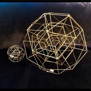NEW! CB2 Gold Sphere Set